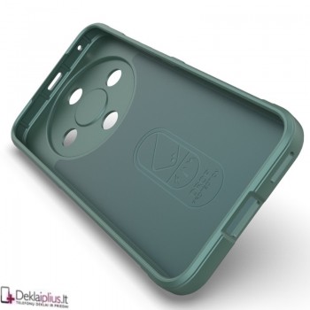 Magic Shield guminis dėklas - žalias (Huawei Honor Magic 8 Lite)